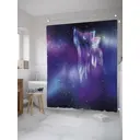 Шторка для ванной комнаты JoyArty sc_32621 200x180см цвет синий