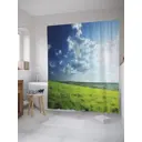 Шторка для ванной комнаты JoyArty sc_32771 200x180см цвет зеленый