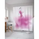 Шторка для ванной комнаты JoyArty sc_21037 200x180см цвет фиолетовый