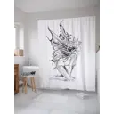 Шторка для ванной комнаты JoyArty sc_21831 200x180см цвет серый серебристый