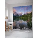 Шторка для ванной комнаты JoyArty sc_19852 200x180см цвет зеленый