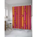 Шторка для ванной комнаты JoyArty sc_31167 200x180см цвет розовый