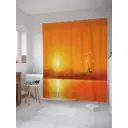 Шторка для ванной комнаты JoyArty sc_20967 200x180см цвет жёлтый золотой