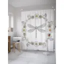 Шторка для ванной комнаты JoyArty sc_35203 200x180см цвет серый серебристый