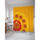 Шторка для ванной комнаты JoyArty sc_26650 200x180см цвет жёлтый золотой