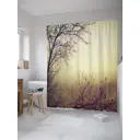 Шторка для ванной комнаты JoyArty sc_27878 200x180см цвет черный