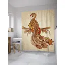 Шторка для ванной комнаты JoyArty sc_27744 200x180см цвет коричневый