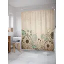 Шторка для ванной комнаты JoyArty sc_30762 200x180см цвет бежевый