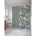 Шторка для ванной комнаты JoyArty sc_29527 200x180см цвет серый серебристый