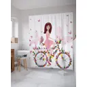 Шторка для ванной комнаты JoyArty sc_30093 200x180см цвет белый