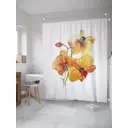 Шторка для ванной комнаты JoyArty sc_28885 200x180см цвет жёлтый золотой