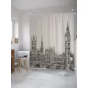 Шторка для ванной комнаты JoyArty sc_32221 200x180см цвет серый серебристый