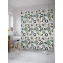 Шторка для ванной комнаты JoyArty sc_28066 200x180см цвет серый серебристый