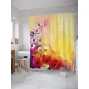 Шторка для ванной комнаты JoyArty sc_21110 200x180см цвет жёлтый золотой