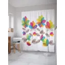 Шторка для ванной комнаты JoyArty sc_30283 200x180см цвет жёлтый золотой