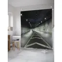 Шторка для ванной комнаты JoyArty sc_27721 200x180см цвет серый серебристый