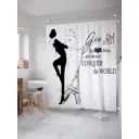 Шторка для ванной комнаты JoyArty sc_37260 200x180см цвет серый серебристый