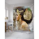 Шторка для ванной комнаты JoyArty sc_32713 200x180см цвет коричневый