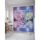 Шторка для ванной комнаты JoyArty sc_29868 200x180см цвет синий