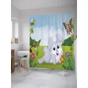 Шторка для ванной комнаты JoyArty sc_31590 200x180см цвет зеленый
