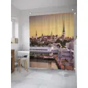 Шторка для ванной комнаты JoyArty sc_32365 200x180см цвет жёлтый золотой