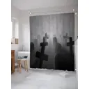 Шторка для ванной комнаты JoyArty sc_22096 200x180см цвет белый
