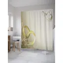 Шторка для ванной комнаты JoyArty sc_35136 200x180см цвет жёлтый золотой
