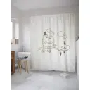 Шторка для ванной комнаты JoyArty sc_35140 200x180см цвет жёлтый золотой