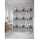 Шторка для ванной комнаты JoyArty sc_29921 200x180см цвет черный