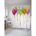 Шторка для ванной комнаты JoyArty sc_34372 200x180см цвет жёлтый золотой