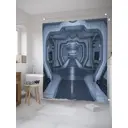Шторка для ванной комнаты JoyArty sc_9878 200x180см цвет серый серебристый