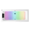 Прямоугольная ванна Lavinia Boho Pure S3-3710008P литьевой акрил 180x80 см, с металлическим каркасом, подголовником и хромотерапией