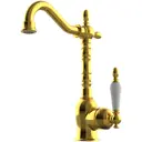 Смеситель для раковины Retro Colored MTL180-A однорычажный цвет золото