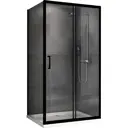 Душевой уголок Abber Schwarzer Diamant AG30150B-S100B 100x150см