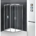 Душевой уголок BelBagno UNO-195-RH-2-120/90-C-Cr 195x120см