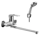 Смеситель для ванны Rossinka Silvermix T T40-32 универсальный однорычажный цвет хром