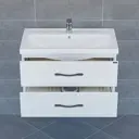 Тумба под раковину подвесная Санта 700130N 77.50см