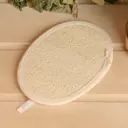 Мочалка из люфы спонж овальный с хлопком