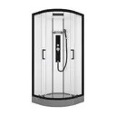 Душевая кабина Black & white 8001900 низкий поддон 90x90см