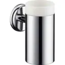 Стакан для зубных щеток Hansgrohe 41618000 латунь цвет белый