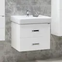 Тумба под раковину напольная Акватон Америна 60 1A135401AM010 56см цвет белый