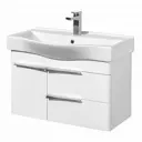 Тумба под раковину подвесная Акватон Беверли 80 1A235501BV010 76см цвет белый