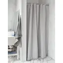Шторка для ванной комнаты DEНАСТИЯ S000119 180x200см цвет серый серебристый