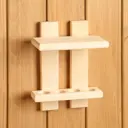 Полочка для масел и мыла из липы 20x15x9 см