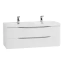 Тумба под раковину подвесная Belbagno ANCONA-N-1200-2C-SO-2-BL 120см цвет белый