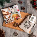 Набор в мешочке Этель Festive table: полотенце 40x73 см, формочки для запекания - 3 шт