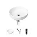 Накладная раковина Lavinia Boho Bathroom Sink Slim 21520177 фарфор 40 см с донным клапаном и металлическим сифоном