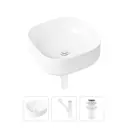 Накладная раковина Lavinia Boho Bathroom Sink Slim 21520249 фарфор 40 см с донным клапаном и металлическим сифоном