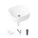 Накладная раковина Lavinia Boho Bathroom Sink Slim 21520231 фарфор 40 см с донным клапаном и металлическим сифоном