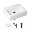 Накладная раковина Lavinia Boho Bathroom Sink 21520666 фарфор 50.5 см с донным клапаном и металлическим сифоном